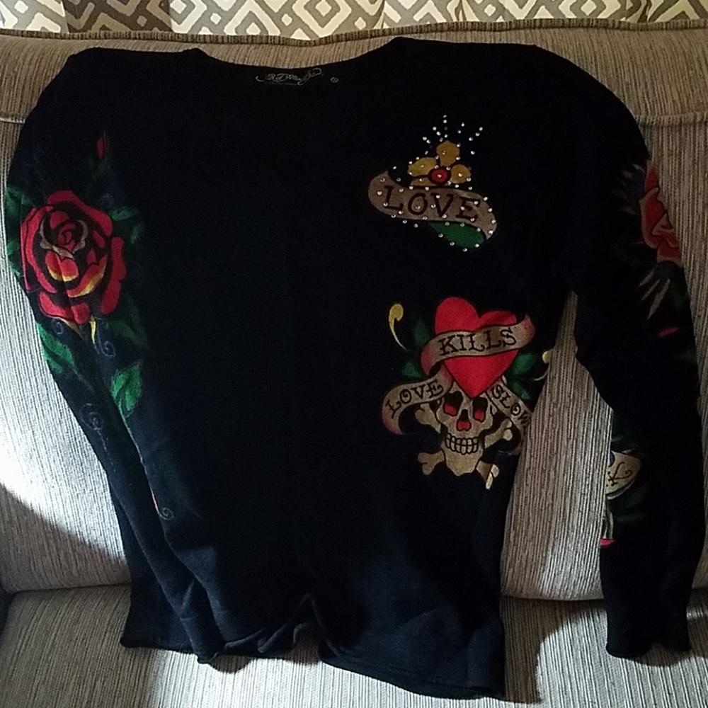 Ed Hardy light sweater